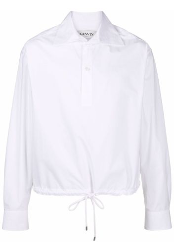 LANVIN drawstring hem shirt - Bianco