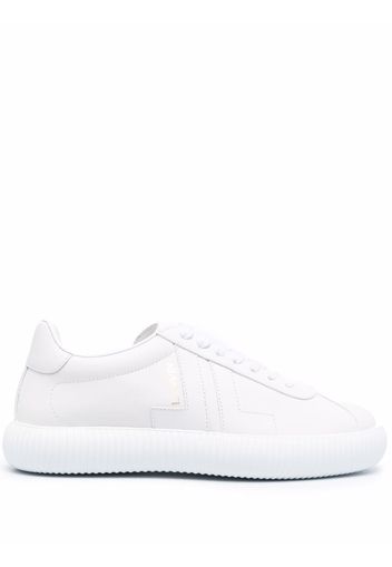 LANVIN Glen leather low-top sneakers - Bianco