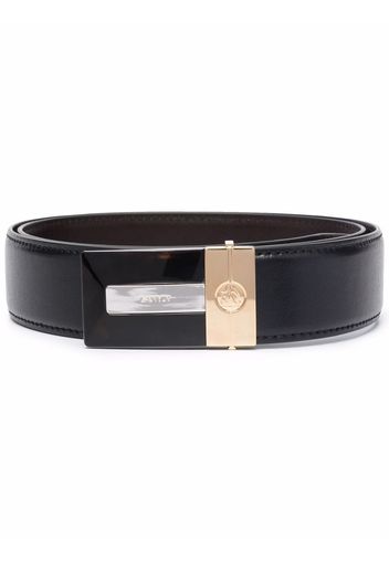 LANVIN logo-buckle belt - Nero