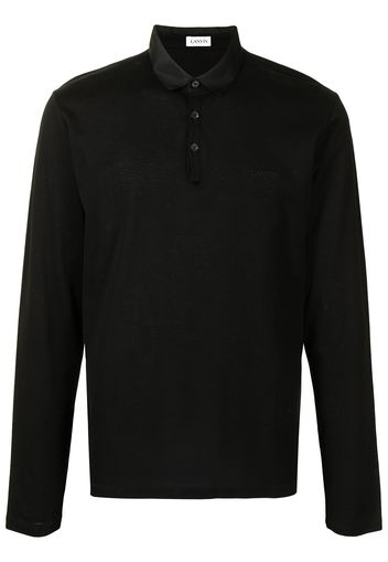 LANVIN Polo a maniche lunghe - Nero