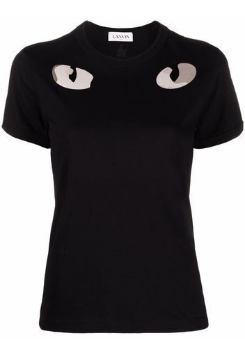 LANVIN cat-eye print T-shirt - Nero