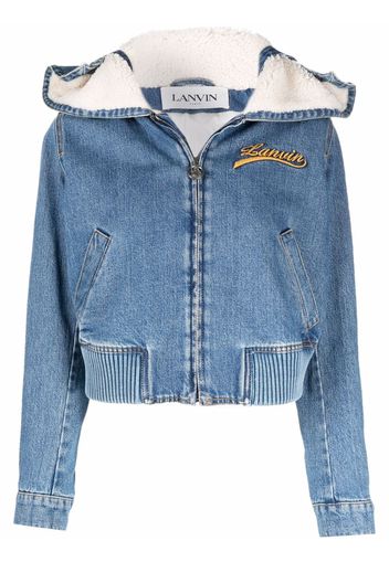 LANVIN Giacca denim con ricamo - Blu