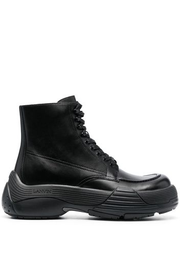Lanvin chunky lace-up boots - 1010 BLACK/BLACK