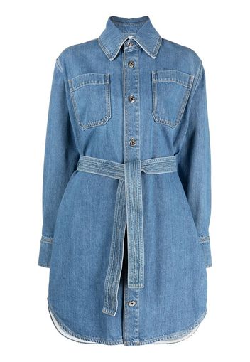 Lanvin Catwoman™ denim shirt dress - Blu