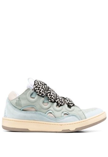 Lanvin Curb lace-up chunky sneakers - Blu