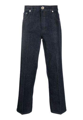 Lanvin mid-rise straight-leg jeans - Blu