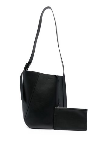 Lanvin Hobo Tie leather shoulder bag - Nero