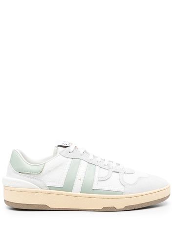 Lanvin panelled low-top sneakers - Bianco