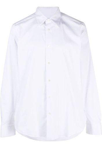 Lanvin long-sleeve slim-cut shirt - Bianco