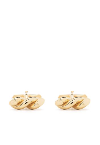 Lanvin twisted cufflink - Oro