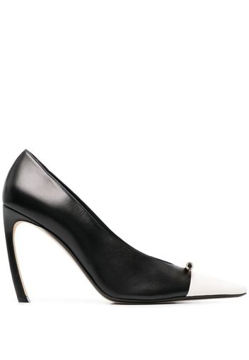 Lanvin Pumps bicolore con tacco a stiletto - Nero