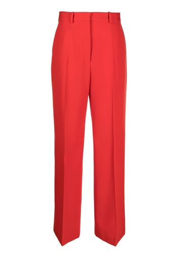 Lanvin wide-leg tailored trousers - Rosso