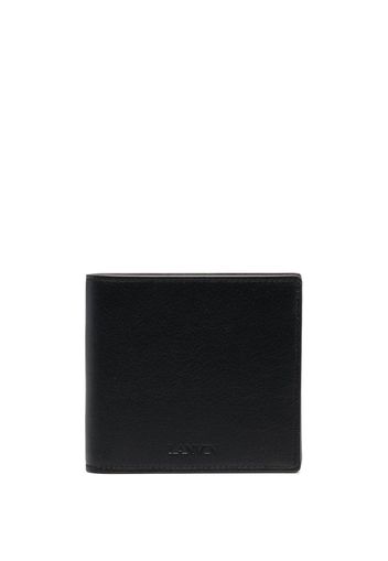 Lanvin debossed-logo folded wallet - Nero