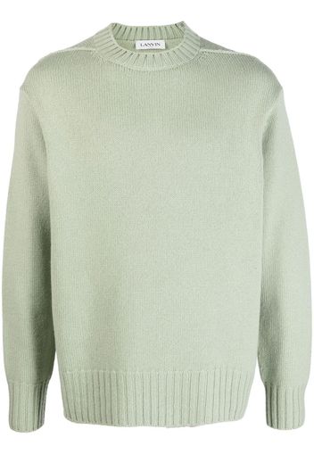 Lanvin crew-neck cashmere jumper - Verde