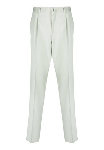 Lanvin pressed-crease tailored trousers - Verde