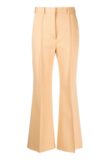 Lanvin cropped flared trousers - Toni neutri