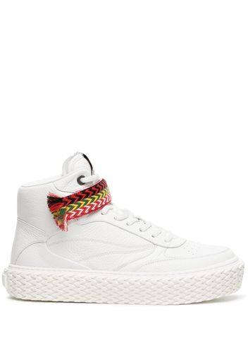 Lanvin Sneakers alte in pelle - Bianco