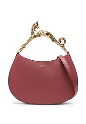 Lanvin sculpted cat-handle tote bag - Rosso