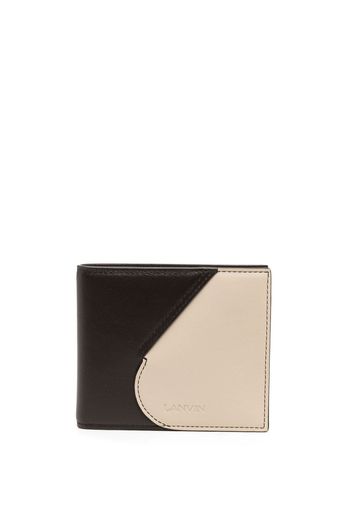 Lanvin two-tone billfold wallet - Marrone