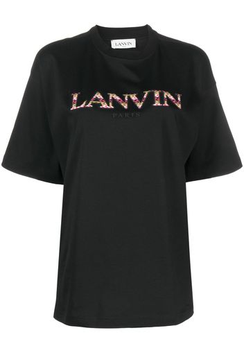 Lanvin T-shirt con ricamo - Nero