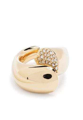 Lanvin Sequence rhinestone-embellished ring - Oro