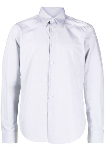 Lanvin grid-pattern cotton shirt - Grigio
