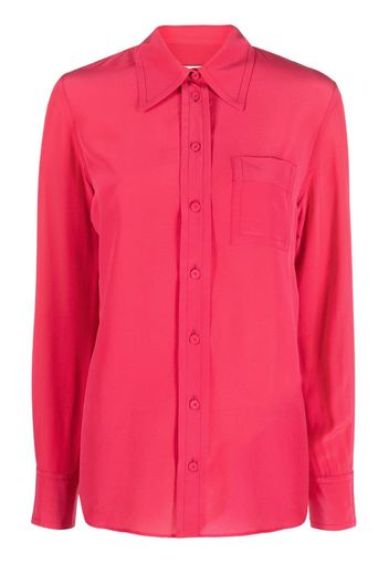 Lanvin button-down silk shirt - Rosa