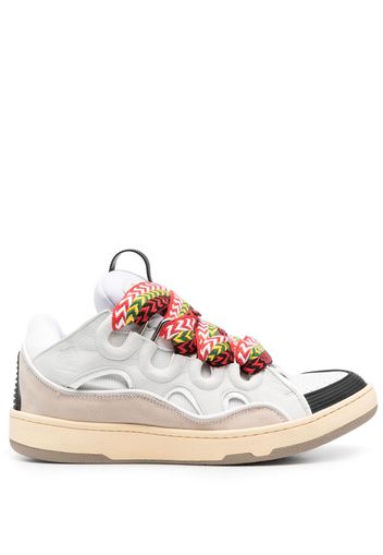 Lanvin Curb low-top leather sneakers - Bianco