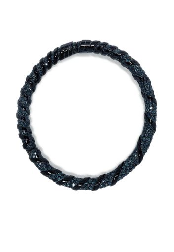 Lanvin Melodie rhinestone-embellished choker necklace - Blu