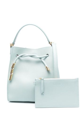 Lanvin Sequence leather tote bag - Blu