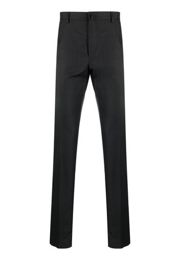 Lanvin virgin wool slim-cut trousers - Grigio