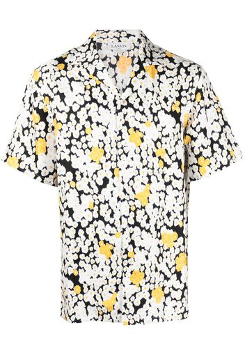 Lanvin printed short-sleeve shirt - 10 NERO