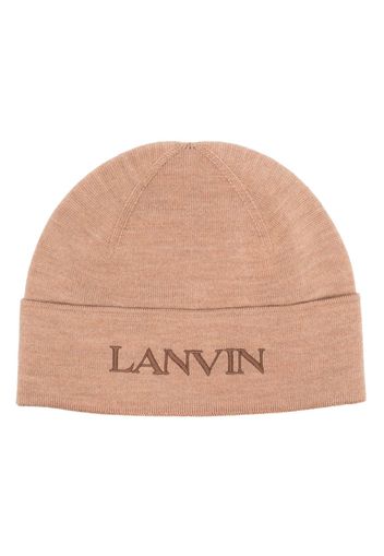 Lanvin Berretto con ricamo - Marrone