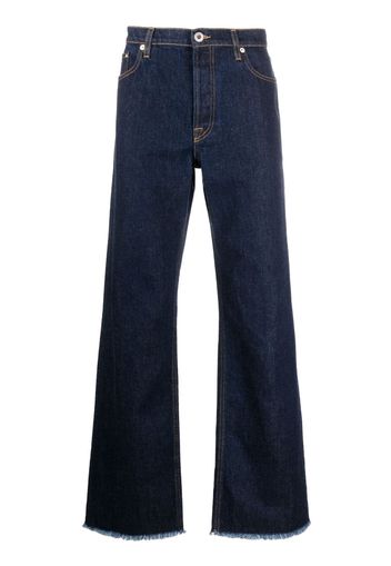 Lanvin mid-rise straight-leg jeans - Blu