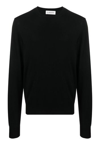 Lanvin crew-neck merino jumper - Nero