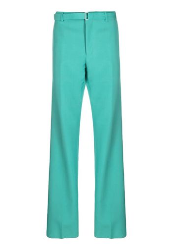 Lanvin belted straight-leg trousers - Verde