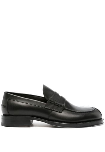 Lanvin penny-slot leather loafers - Nero