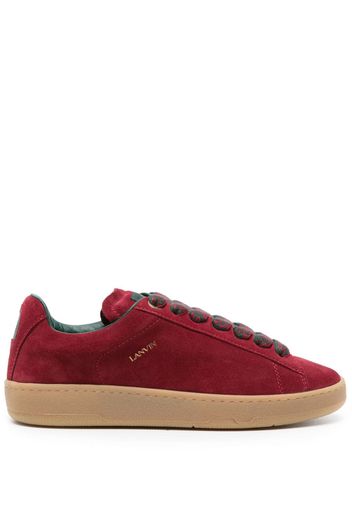 Lanvin Lite Curb suede sneakers - Rosso