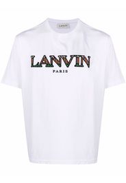 LANVIN logo-print short-sleeve T-shirt - Bianco