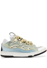 LANVIN Curb lace-up sneakers - Verde