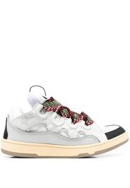 Lanvin Curb leather sneakers - Bianco