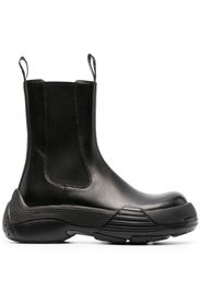 Lanvin round-toe pull-tab boots - Nero
