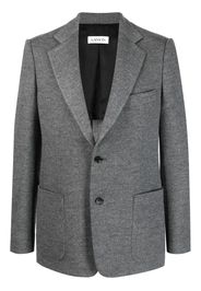 Lanvin single-breasted virgin-wool suit jacket - Grigio