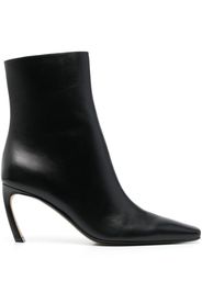 Lanvin Swing 75 leather boots - Nero