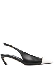 Lanvin Rita 50mm leather slingback pumps - Nero