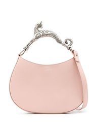 Lanvin sculpted-handle tote bag - Rosa