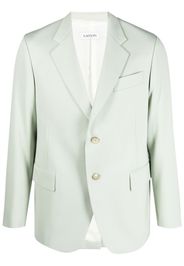 Lanvin single-breasted wool blazer - Verde