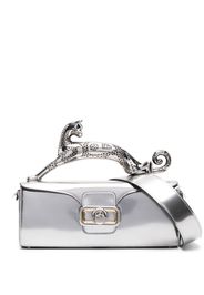 Lanvin Borsa tote Pencil Cat - Argento