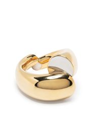Lanvin Anello chunky con finitura lucida - Oro