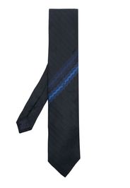 Dolce & Gabbana graphic-print silk twill tie - Nero